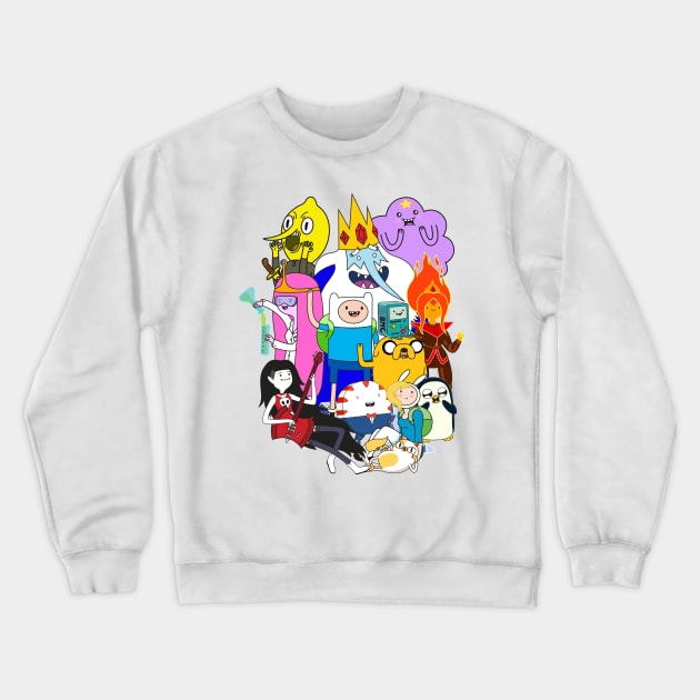 Adventure Time Crewneck Sweatshirt by Plushism